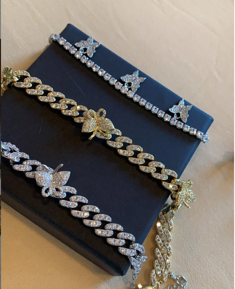 Cuban Butterfly Anklet